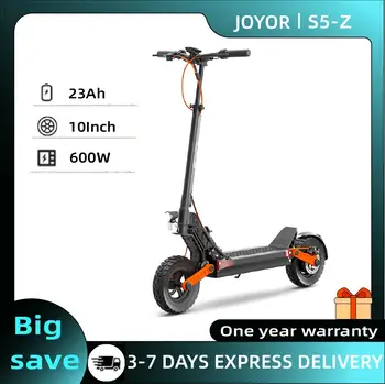 Monopattino Elettrico JOYOR S5-Z per Adulti, Motore 600W, Batteria 48V13AH, E-Scooter Urbano con Pneumatici Fuoristrada da 10 Pollici, Pieghevole