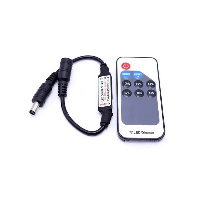 Nuevo Mini Atenuador De Lámpara LED De Un Solo Color DC 5V 12V 24V