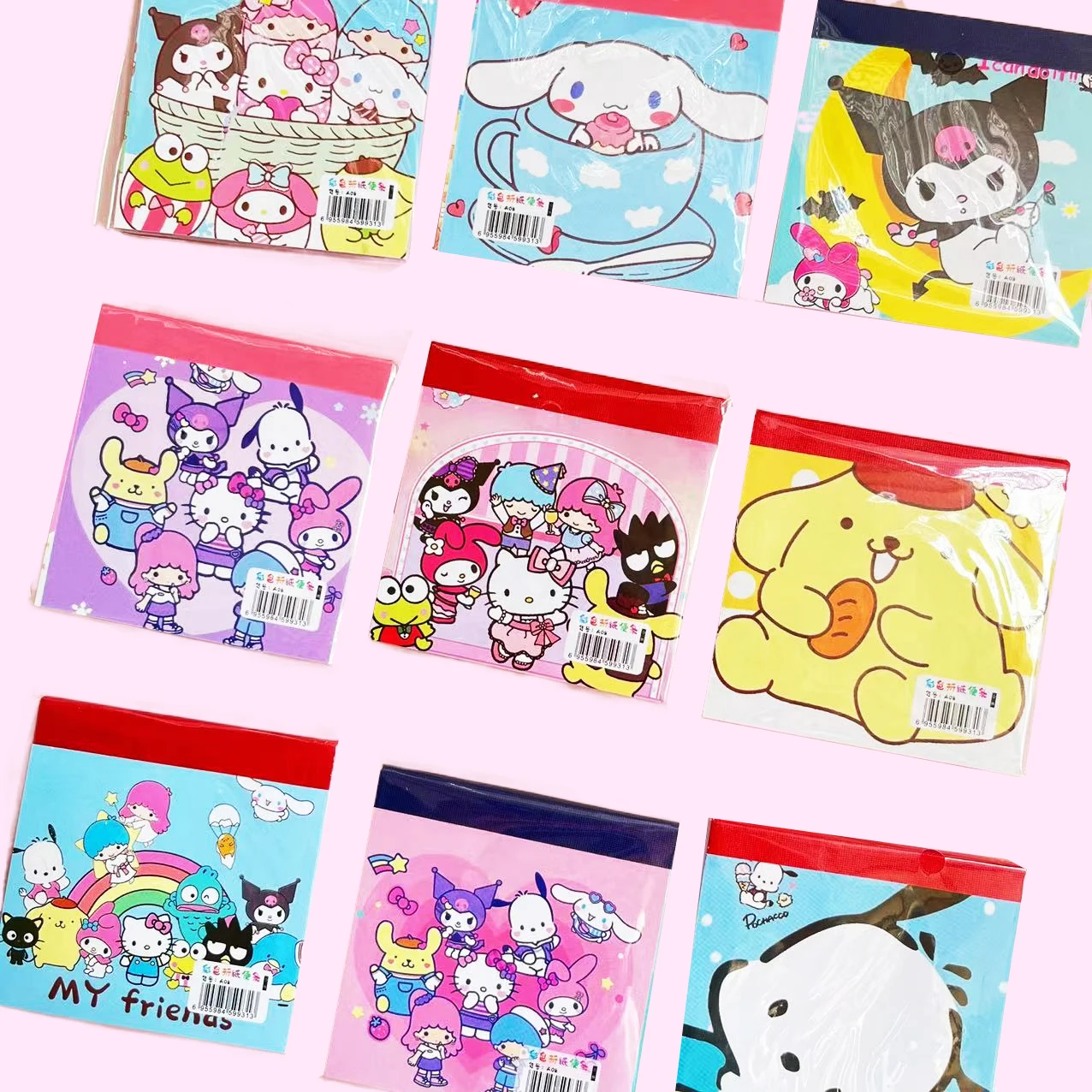 6Pcs Sanrioed Neutral Pen Kawaii Students Stationery Anime My Melody Kuromo  Hello Kitty Cute Cartoon Gel Pens Kids School Gifts - AliExpress
