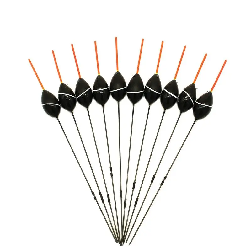 Agape 10pcs/Lot Long Pole Catch Fishing Floats Carp Bobbers Stick Buoys 0.5g/1.0g/1.5/2.0g Accesories Oem Factory Store 201161