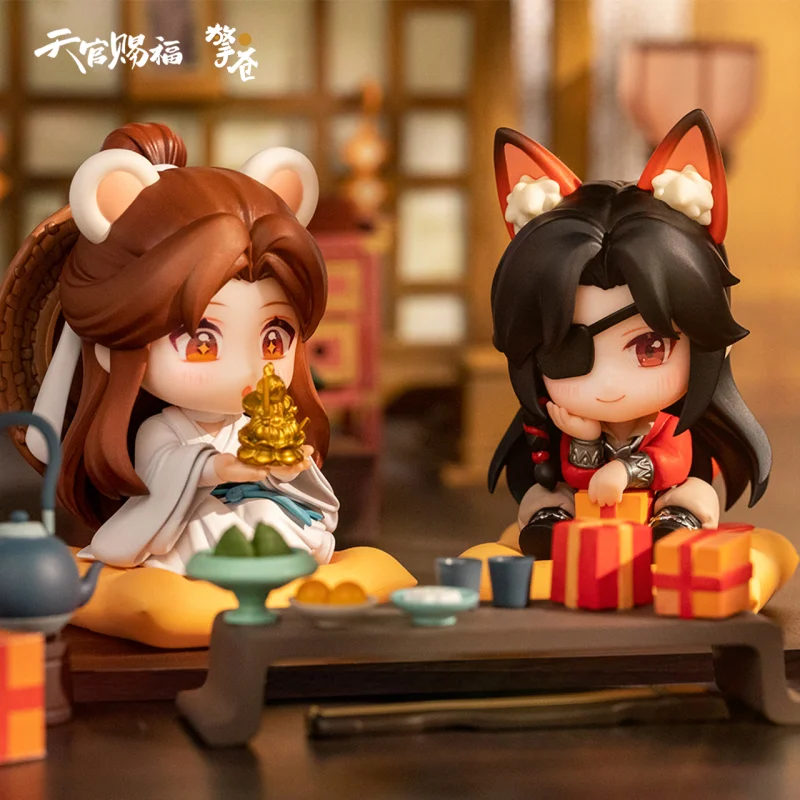 4 Heaven Official's Blessings Abzeichen - Hua Cheng Xie Lian Anime Figuren