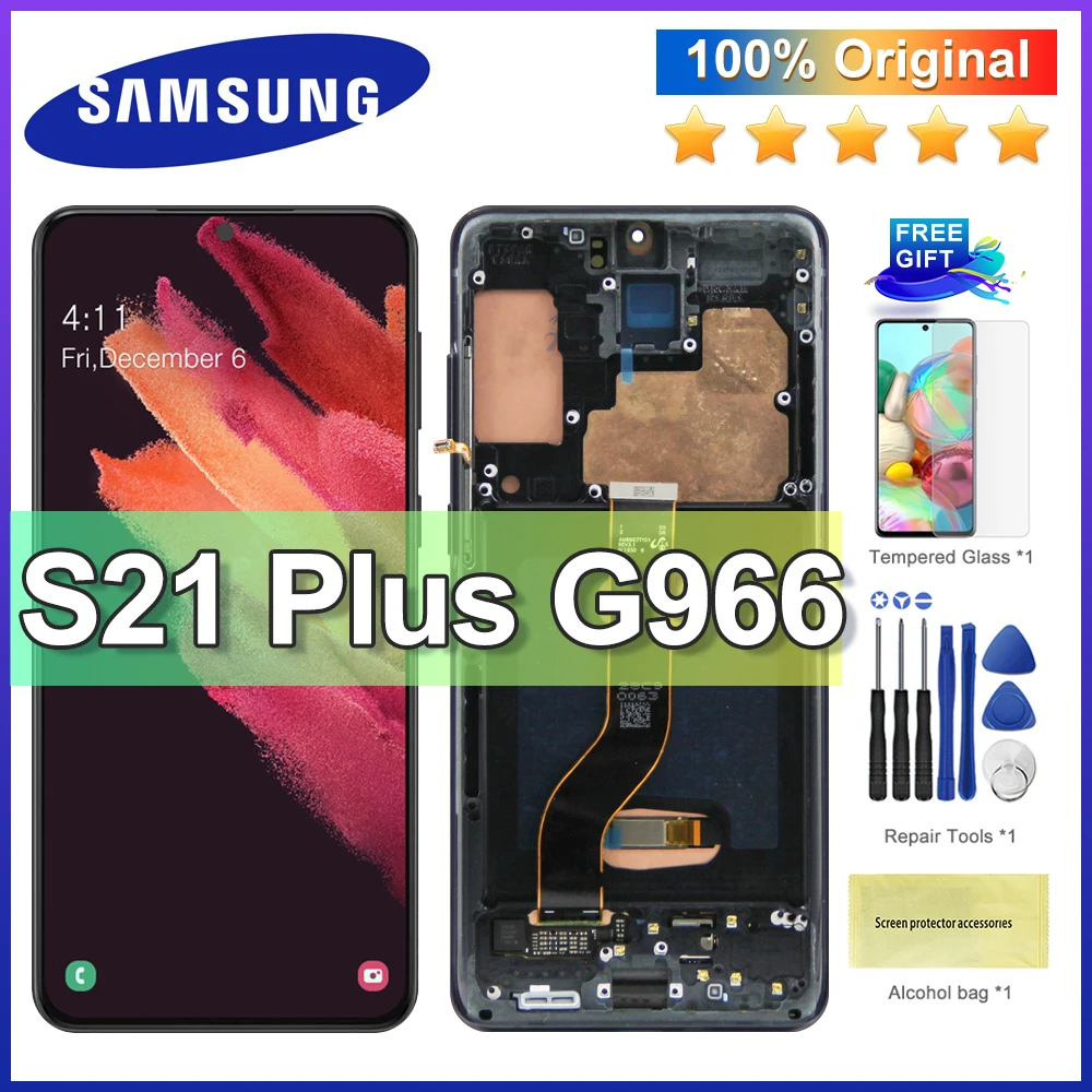 6.7''Original Display for Samsung Galaxy S21 Plus G996 G996B G996F G996B/DS  5G Full LCD Touch Screen Digitizer Assembly Parts|Mobile Phone LCD Screens|  - AliExpress