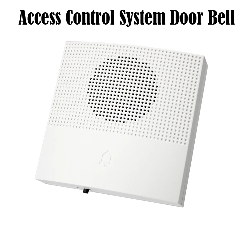12V Wired Doorbell With Ding Dong Sound - Wall-Mounted Door Bell For Home & Office Access Systems