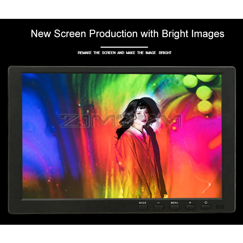 Car Headrest Monitor 10.1" HD TFT LCD Digital Screen VGA/AV/HDMI/USB Slim PC/TV/DVD Player speaker portable monitor