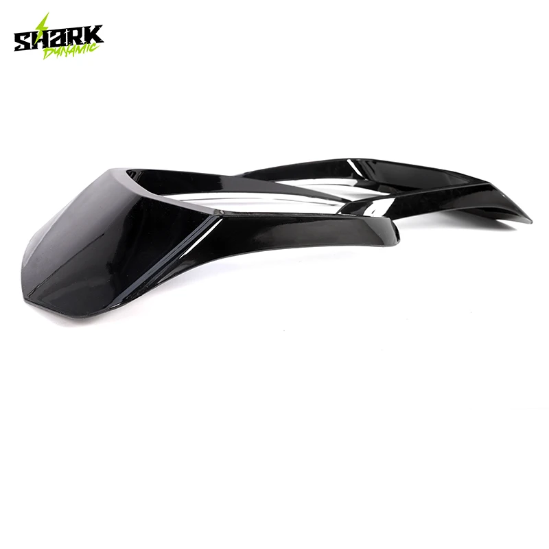 2Pcs/Set A Style Front Splitter Lip WITHOUT rador hole For VW T6.1 Transporter-Gloss Black