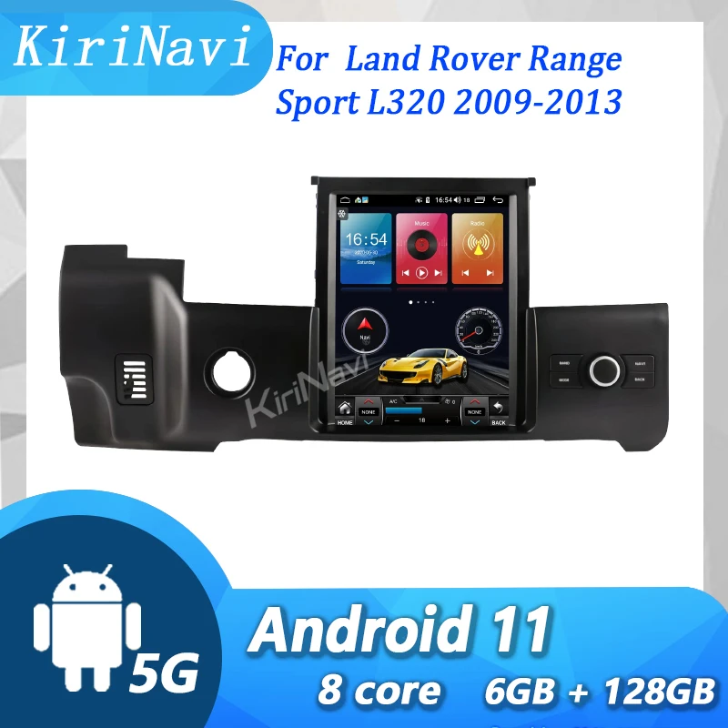 

KiriNavi Android 13 Car Radio Automotivo Head Unit For Land Rover Range Sport L320 Auto GPS Stereo Car DVD Player 4G 2009-2013