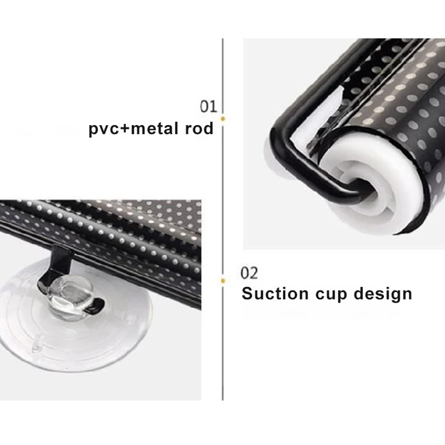 Háztartási Üveg Árnyék Redőnyök Ablakok Visor Pohar Design Nincs Fúró Fürdőszoba Napfény Árnyéka Ablakautó Házhoz - Image 5