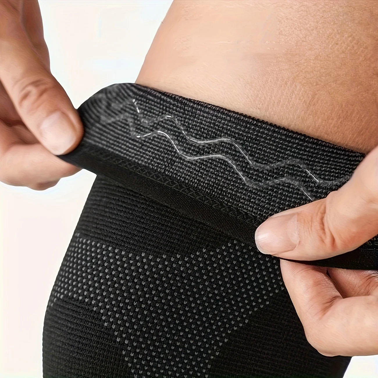 1Pair Oversized Knee Brace Obese Individuals Running Jumping Heavy-Duty Knee Support Wrap Anti-slip Arthritis Relief Knee Sleeve