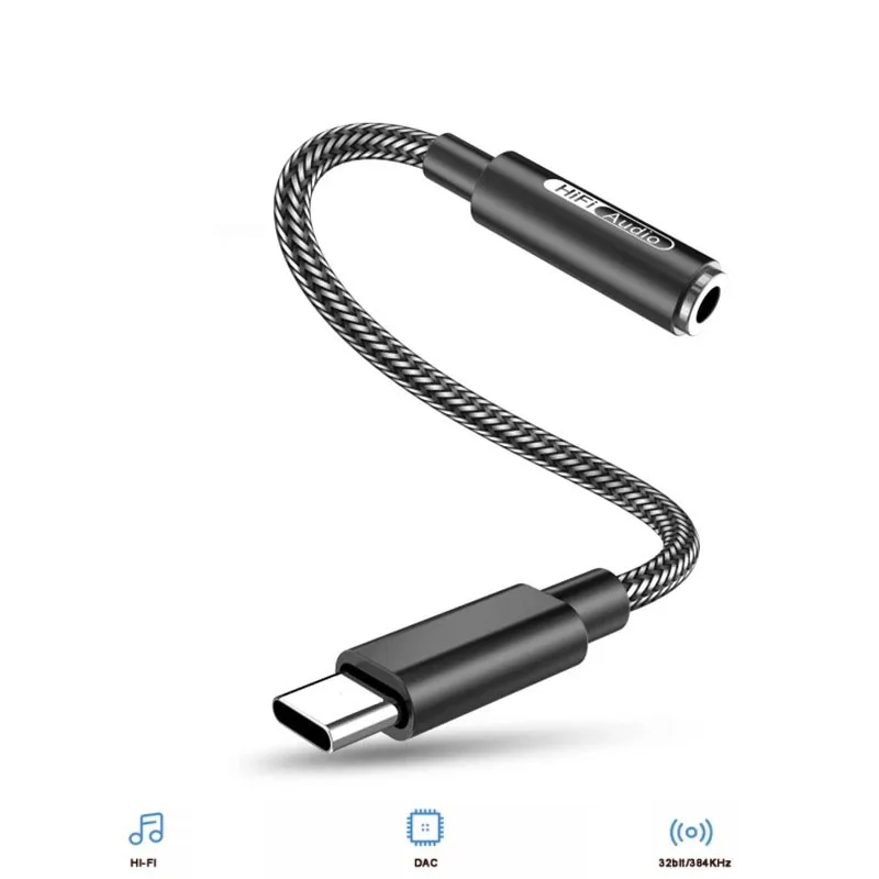 Hi-Res Lossless Music] CX Pro USB C to 3.5mm Audio Adapter HiFi 32bit 384KHz CX31993 Dongle Headphones Amp USB C DAC Compatible with iPhone 15 Pro Max Plus, Galaxy S23 Ultra, Pixel