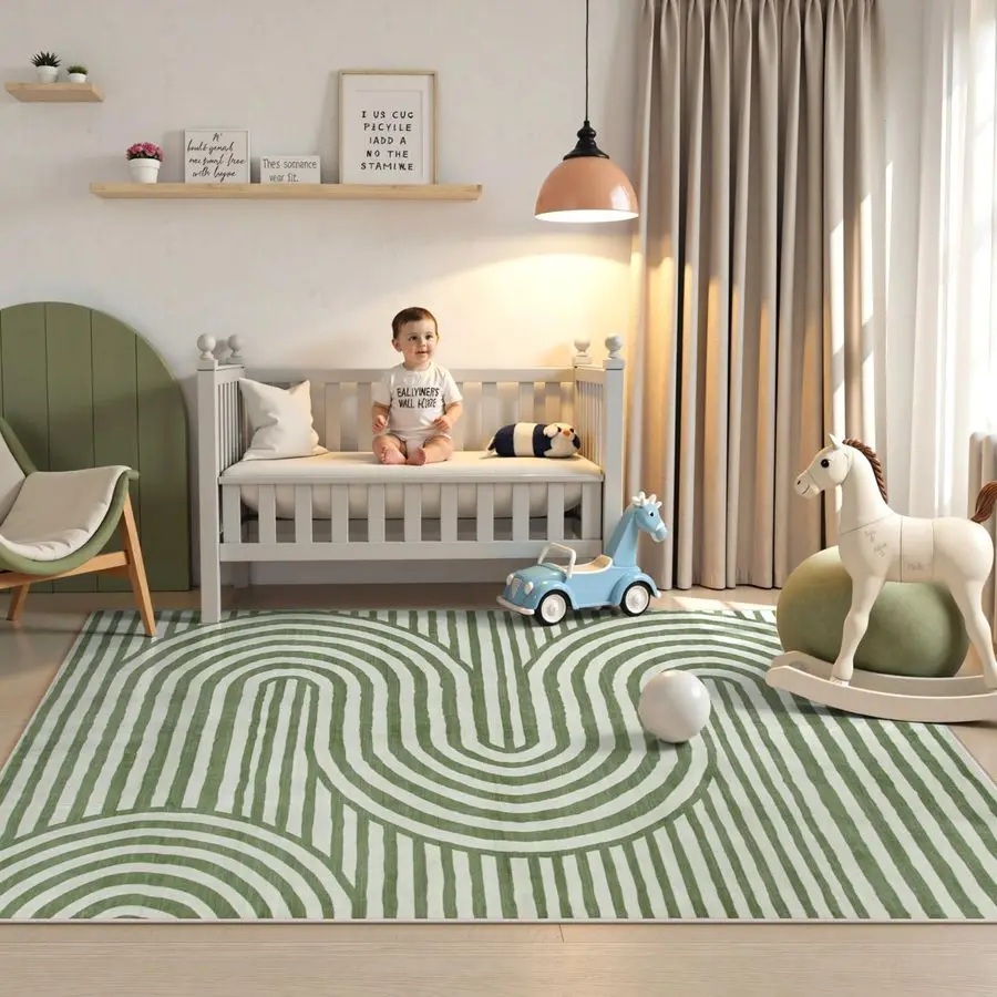 Soft Faux Wool Kids Rug image 4