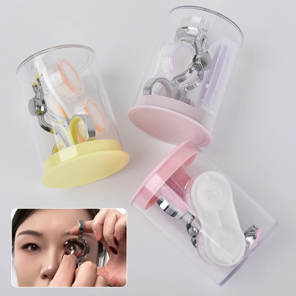 Contact Lens Application and Removal Aid with Storage Solution