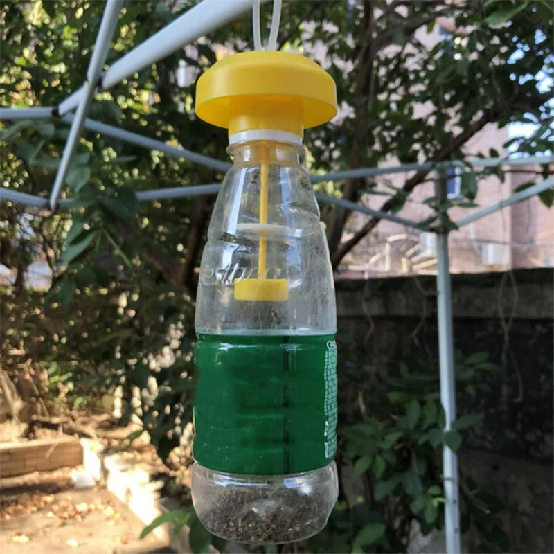 Description Picture 6 of itemFruit Fly Trap Killer Plastic Yellow Drosophila Trap Fly Catcher Pest Insect Control For Home Farm Orchard 6*6cm