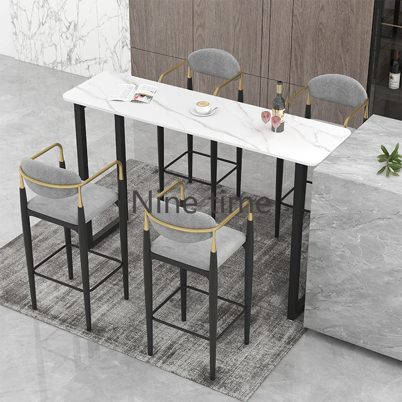 

High Kitchen Table Liquor Furniture Solid Wood Restaurant Coffee Bar Tables Tavoli Da Pranzo Beistelltisch Club Eat Breakfast