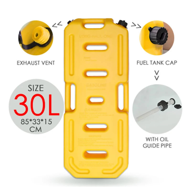 Taniche Di Benzina Da 30 Lri Taniche Di Plastica Per Moto Benzina Supporto Per Serbatoio Carburante Blocco Da 5 Galloni Tanica Di Gas Tanica Di Benzina Contenore Jerrican  34 - 10