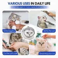 Cat Anti Bite Muzzles Breathable Cat Travel Tools Bath Grooming Supplies Adjustable Kitten Muzzles Anti Scratch Pet Supplies 2