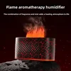 160ML Flame Air Humidifier USB Aromatherapy Machine Silent Large Mist Spray Aroma Diffuser Essential Oil For Home Bedroom Gift 1