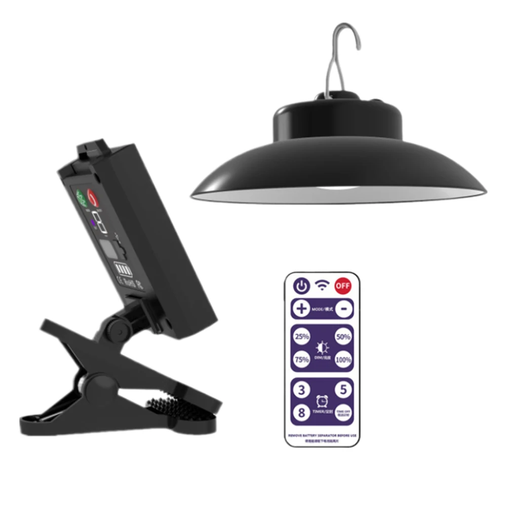 Description Picture 6 of itemSolar Patio Umbrella Light IP65 Waterproof Clip-On Umbrella Lamp Power Display Umbrella Pole Light for Beach Camping Tent Party