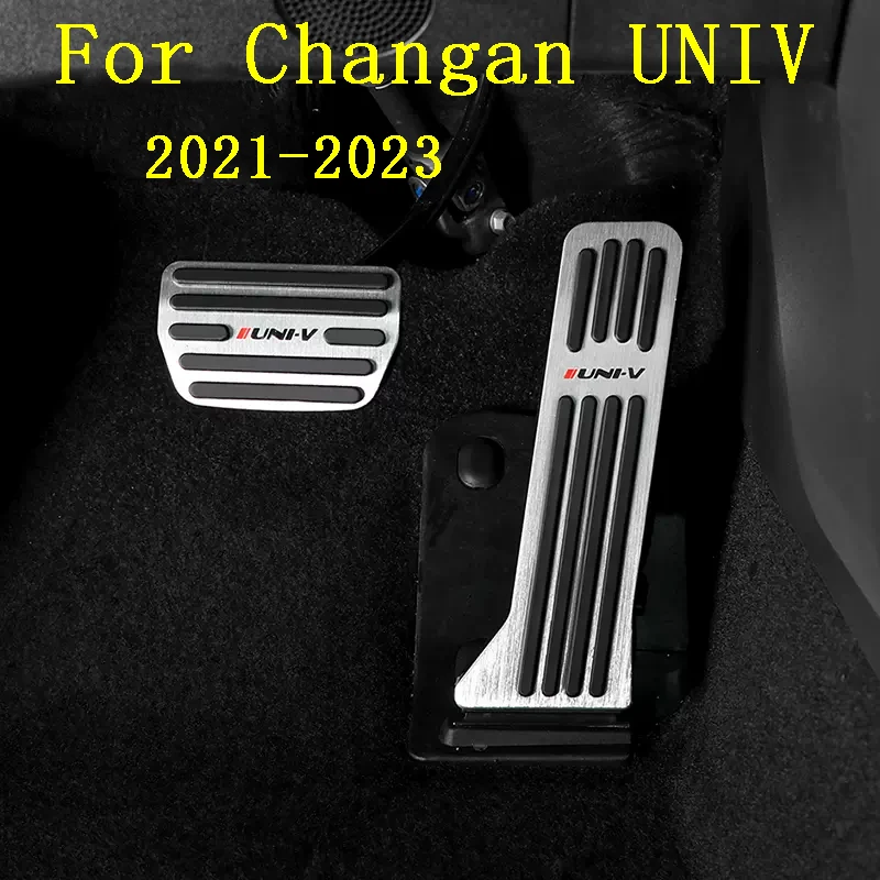 Car Fuel Accelerator Pedal Brake Rest Foot Pedals Clucth Pad Cover For Changan UNIV UNI-V 2021 2023 Accessories