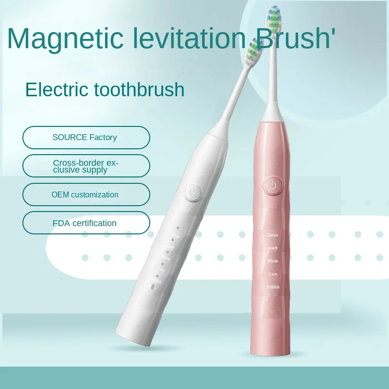 

Personal Care Products Ultrasonic Electric Toothbrush Adult Rechargeable Nylon Silk Soft Bristle Brush Head Automatic Toothbrush