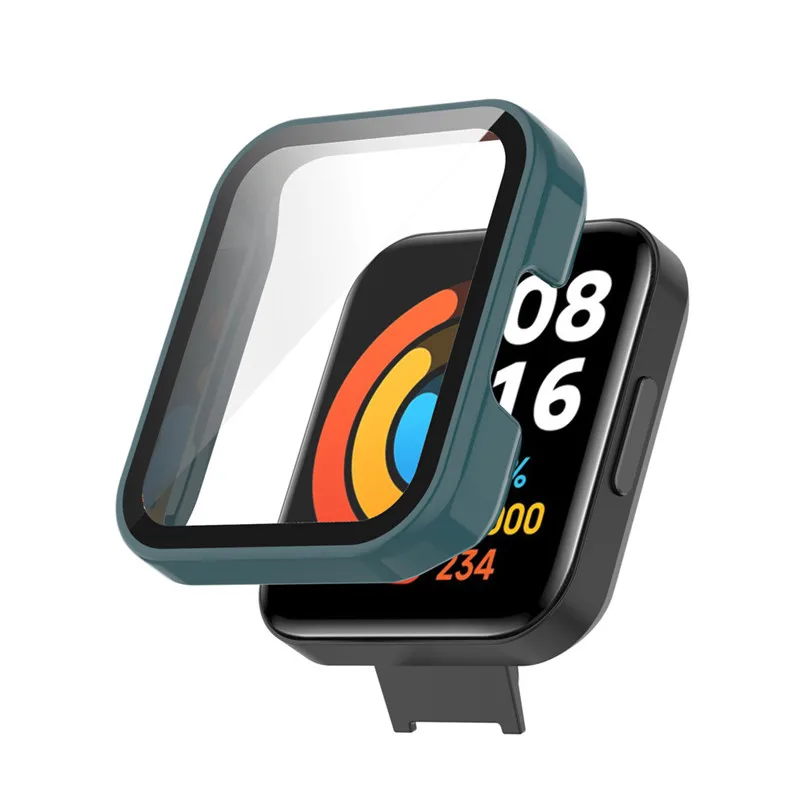 Protective Case +Glass For Redmi Watch 2 Lite Full Cover Screen Protector Shockproof Case For Redmi Watch2 Lite Bumper Shell 