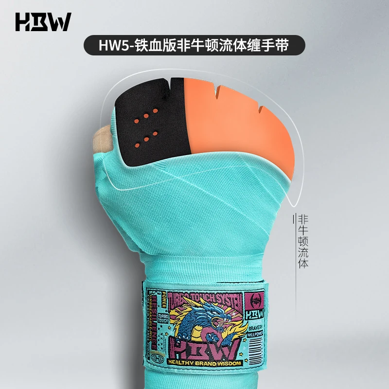 Boxing Hand Warps add Non-Newtonian Fluid Material Boxing Bandages Inner Gloves with Combat Training Handguard Elasti