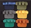 1Pair Weight Lifting Training Gloves Palm Protection Cowhide Fitness Sports Gymnastics Grips Pull Ups Weightlifting Workout 2