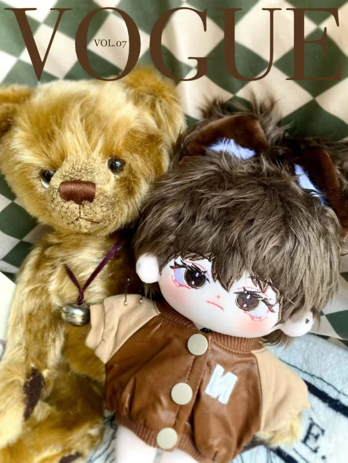 

Super cute original cotton doll 20cm