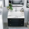 31-inch Marble Dressing Table Bathroom Cabinet Light Luxury Wash Basin Bathroom Combination Slate Integrated Basin Wash Basin 1