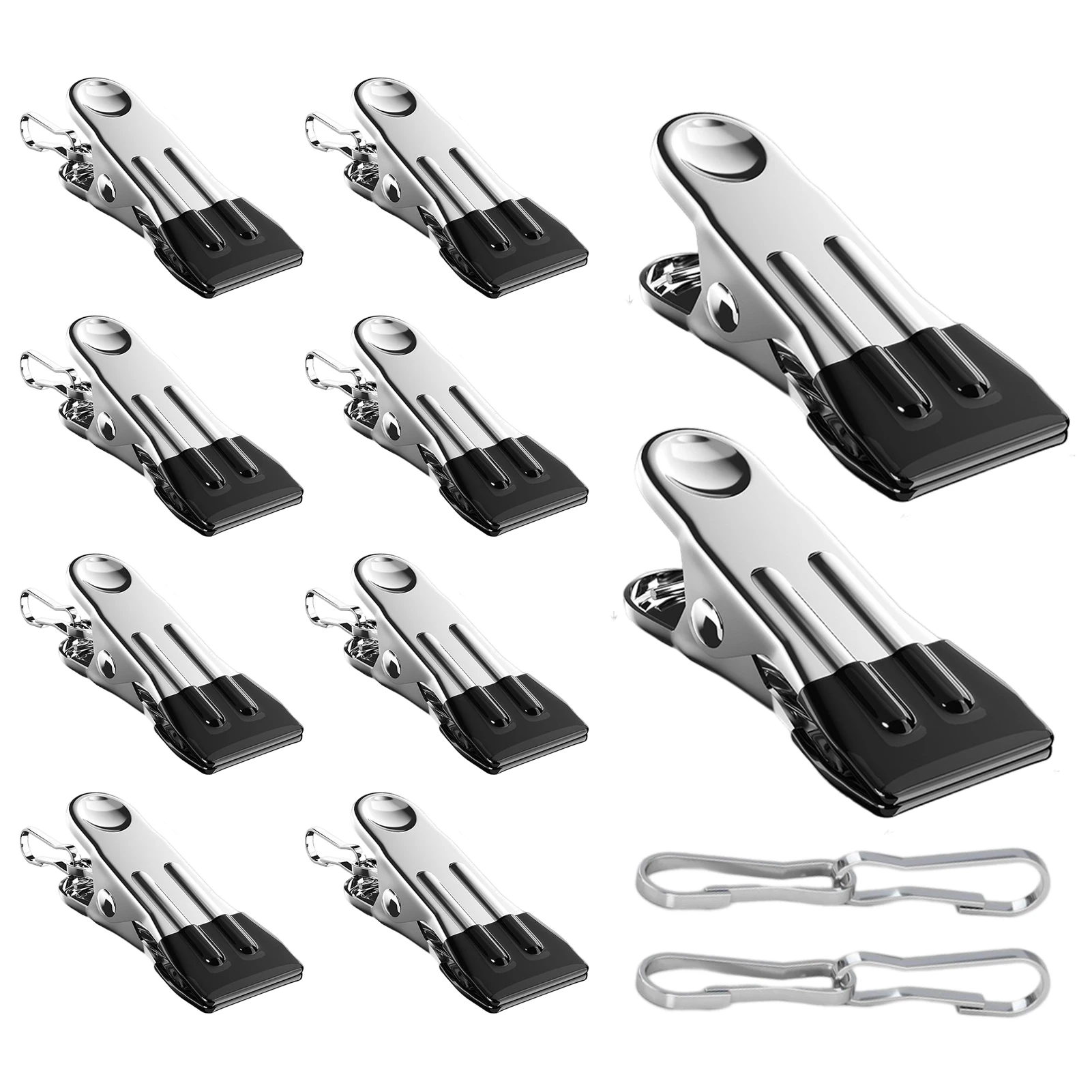 

10pcs Laundry Hook Lightweight Indoor Outdoor Waterproof Clothes Pegs Practical Sturdy Strong Spring Universal Non Slip Durable
