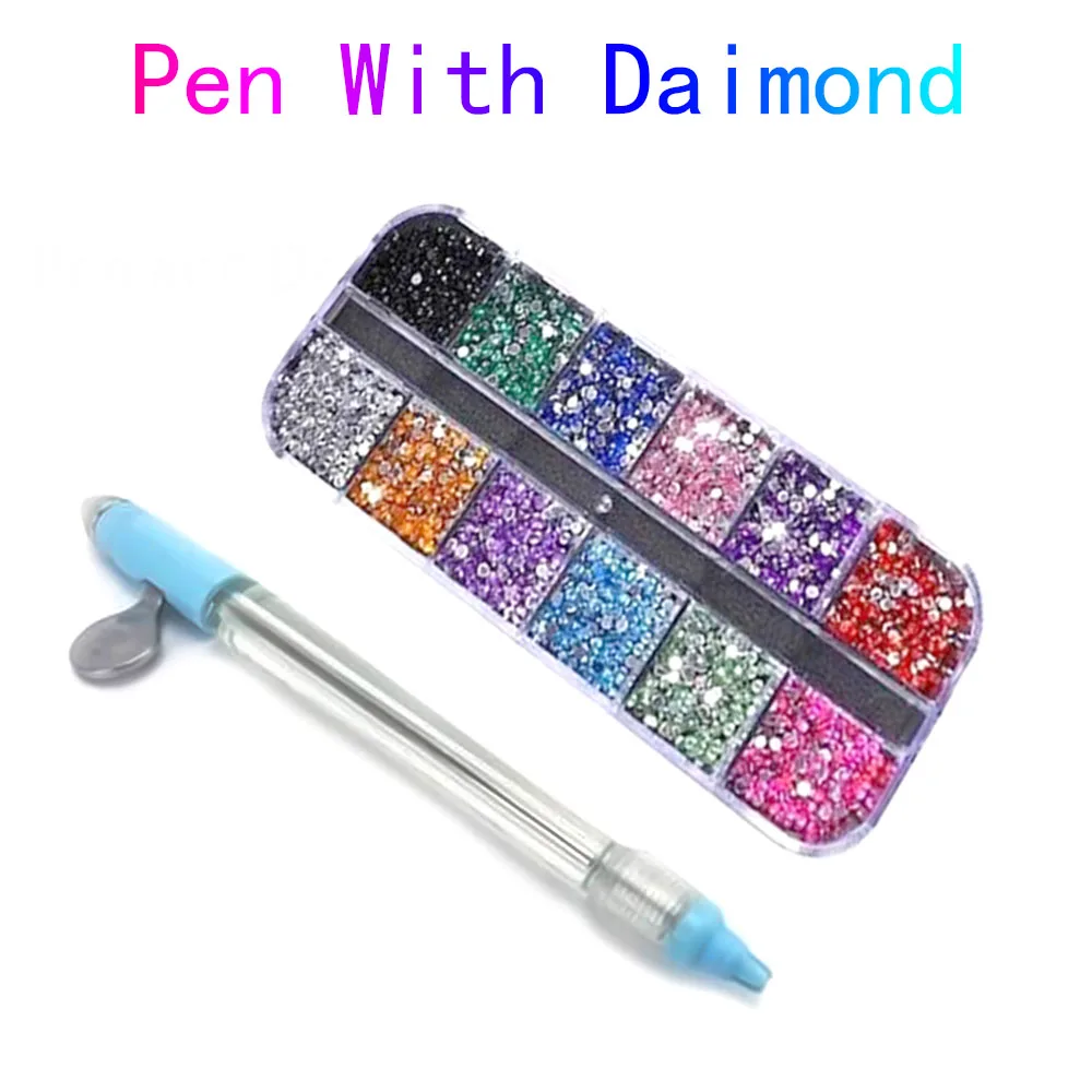 

Diamond Embroidery 5D Pen 2000 Rhinestones for Blingal DIY Kit for Jewelry Glassware Easy Use Widely Applicable Creativity Tools