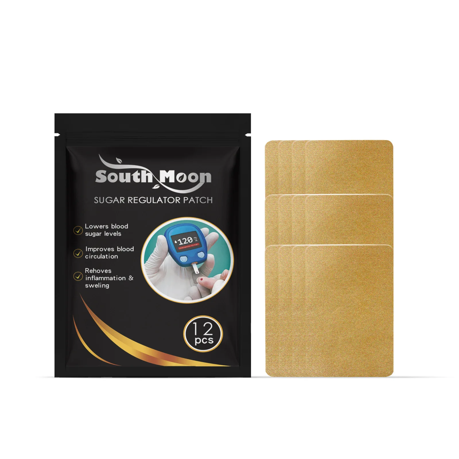 Sugar Regulator Patch Stabilizes Blood Sugar Level Balance Blood Glucose Control Hypertension Diabetes Treatment Medical Patches
