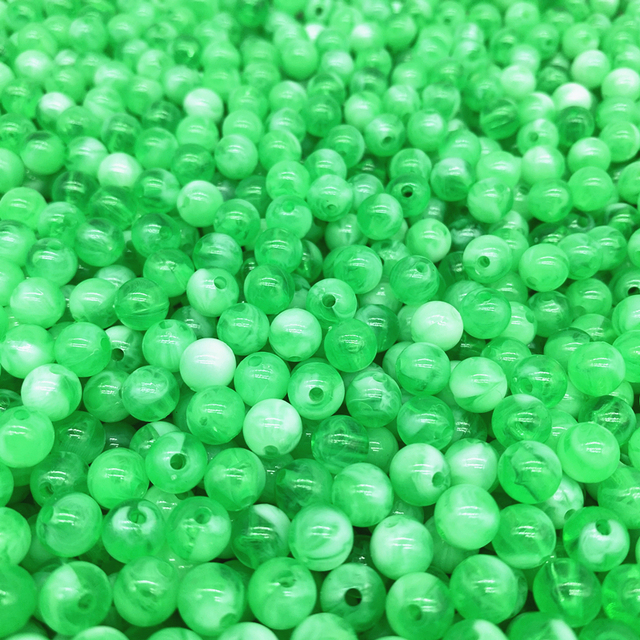 8mm Acrylic Loose Spacer Beads for Jewelry Making Necklaces Earrings Bracelets Handmade DIY