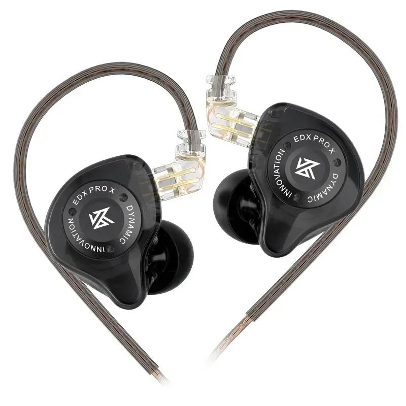 KZ EDX PRO X High-Fidelity Bass Earbuds with Noise Cancelling and 2-PIN Cable
