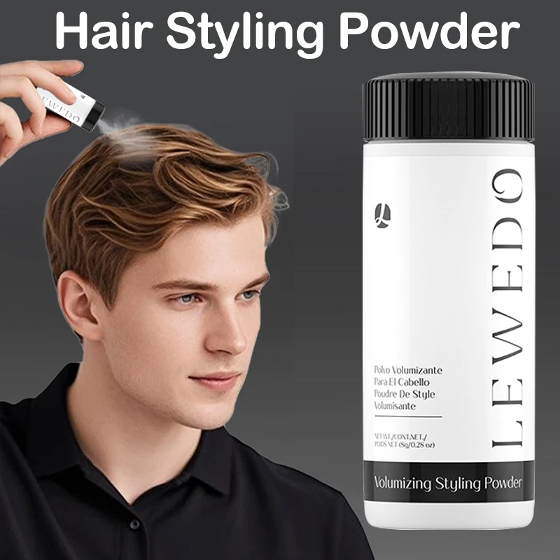 Hair Styling Set For Men Oil Control Volumizing Hair Powder Strong Hair Hold Spray Long-Lasting Fluffy Hair Powder Salon Product view 4