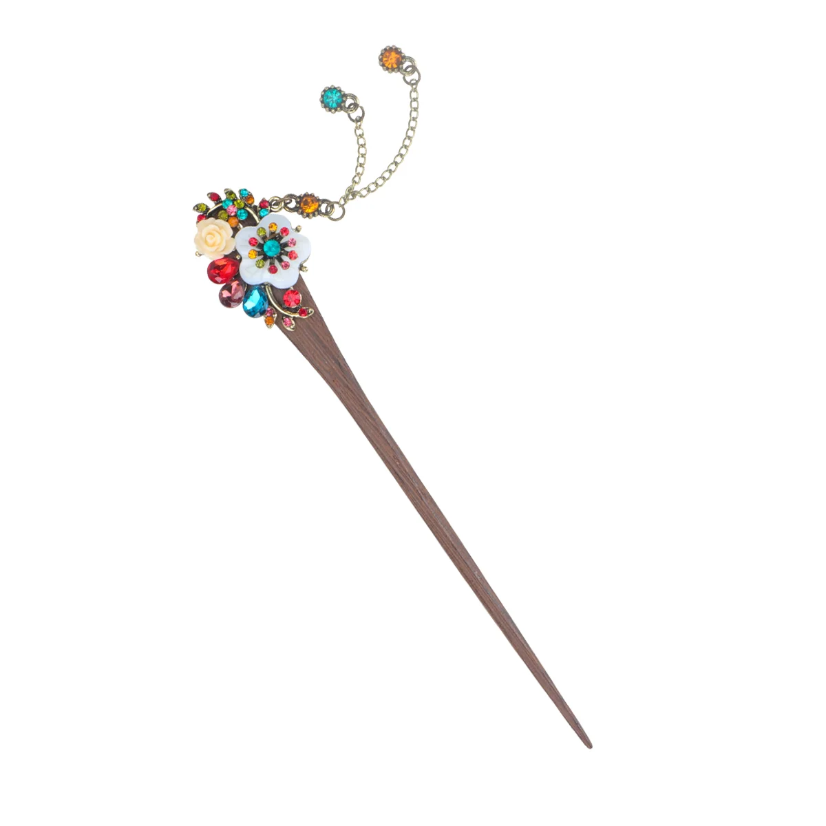 

1PC Stylish Hair Vintage Hair Pin Long Pendant Hair Accessory for ( Colorful )