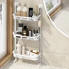Wall Mounted Storage Rack Toilet Washbasin Simple Storages Shelf Multiscenario Available Multipurpose Organizer Plastic Shelves 1