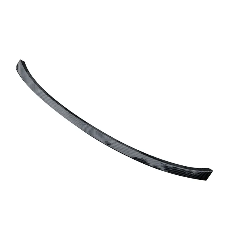 

ABS Carbon fiber Rear Trunk Spoiler Wing Molding Strip Cover Trim 1pcs Auto Accessories For Mitsubishi Eclipse Cross 2018 2019
