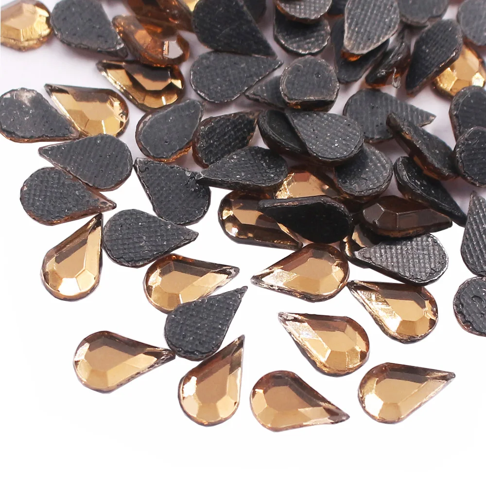 Hot Fix Rhinestones Clear Glass Rhinestones Crystal Rhinestones Glass Rhinestones Glass Crystals Rhinestone Crystals Rhinestone Accessories Rhinestones Beads 5x10mm Glass Crystals Flatback Rhombic Shape Glue-back Iron on Hotfix Rhinestones Crafts Garment Rhinestones Stones and crystals