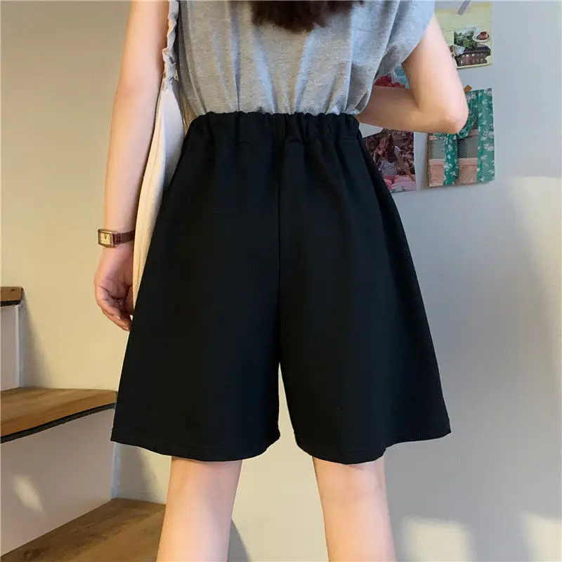 golf shorts Summer Women Cycling Shorts Sweet Casual Harajuku Cotton Sports Loose Wide-leg Elastic Fitness Shorts Pattern Clothing Aesthetic hotpants