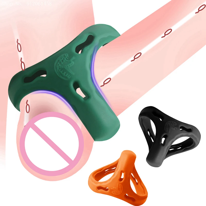 Penisring Für Männer Premium Silikon Verzögerungsring Langanhaltend_voghion.com
