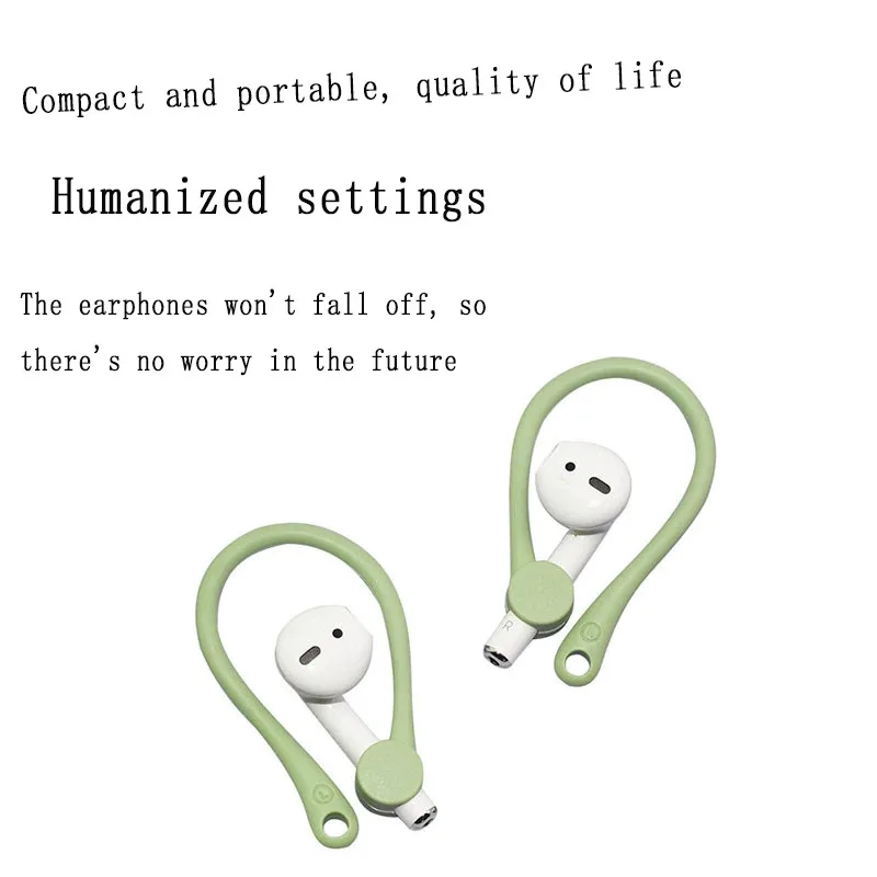 Ergonomic Anti-Slip Ear Hooks for Earbuds (1/2/4 Pairs)