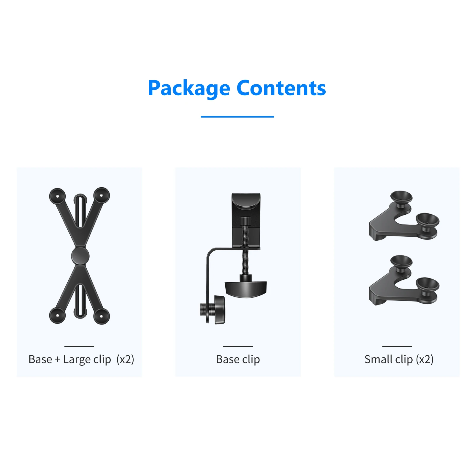 Suporte Ajustável Tablet Mount 360 Graus Swivel Clamp Suporte de Microfone para Apple Ipad Pro Air Mini Google Nexus 714 - Imagem 6