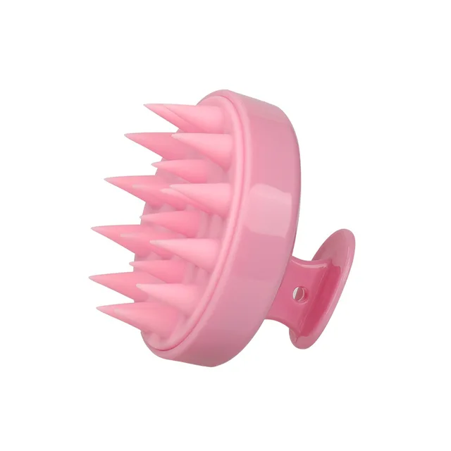 Plastic Silicone Massage Comb Clean The Scalp Thoroughly Scalp Massage Easy Foaming Head Massage Brush Shampoo Brush Bath Comb