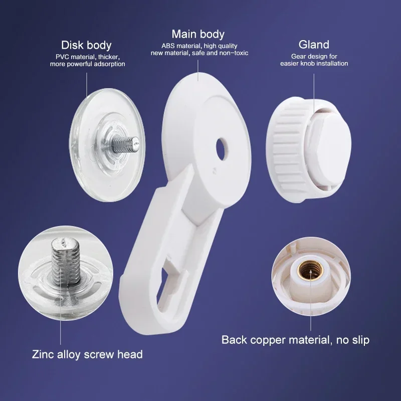 Bathroom Paper Roll Holder No Punching Wall Mounted with Suction Cup Towel Roll Dispenser for Toilet Kitchen