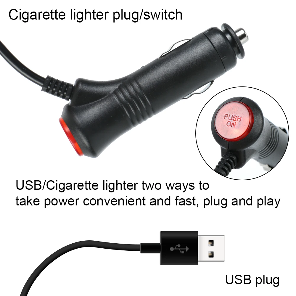 분위기 램프 백라이트 음악 제어 앱, RGB LED 자동차 발 주변 조명, USB 담배 라이터 장식 조명
