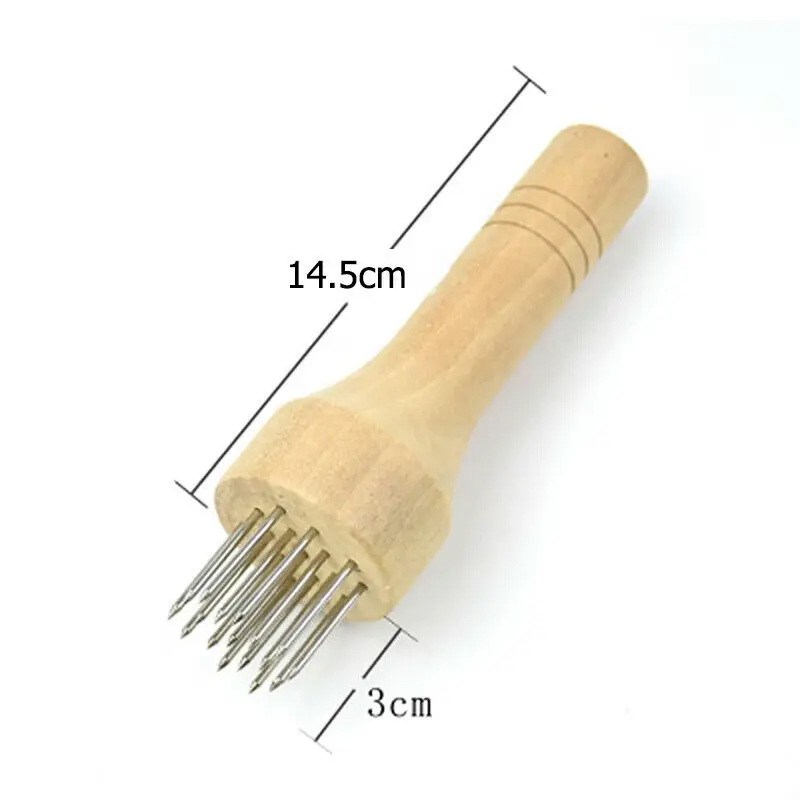 Stainless Steel Belly Pork Skin Crispy Hand Tool Hole Hammer Needle Poke Pointed Needle Fast Tenderizer Loose Steak Kitchen Tool meat tenderizer meat hammer