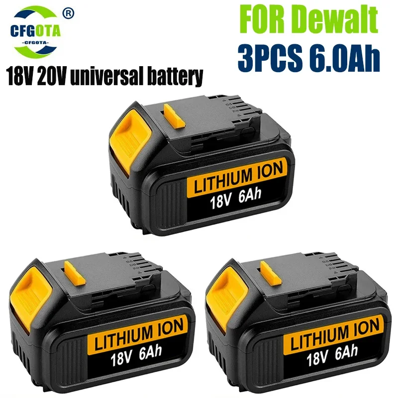 

For Dewalt 18V 20V Battery Replacement Plastic Case 6.0Ah DCB201,DCB203,DCB204,DCB200 Li-Ion Battery Cover Parts