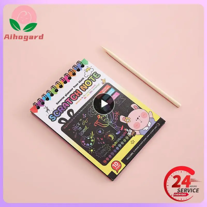 

Картина от царапин, удобная и простая в использовании, простая и стильная, легко носить с собой, милая и Забавная детская художественная игрушка, копия царапин