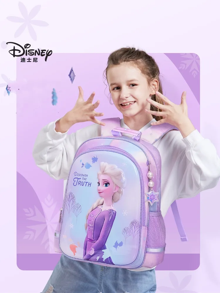 Disney Frozen School Bags For Girls Elsa Anna Kindergarten Bag Primary Student Shoulder Orthopedic Backpack Kids Gifts Mochilas