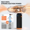 ME-VC1 4in1 Compressed Air Duster 110000RPM Electric Air Blower 16000PA Keyboard Cleaner with LED Light for PC Computer 3